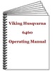 Thumbnail Viking Husqvarna 6460 Operating Manual