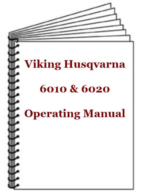 Product picture Viking Husqvarna 6010 & 6020 Operating Manual