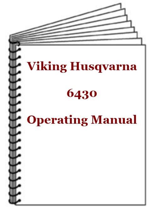 Product picture Viking Husqvarna 6430 Operating Manual