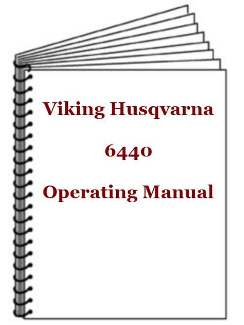 Product picture Viking Husqvarna 6440 Operating Manual